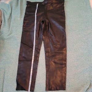 Black Leather Pants
